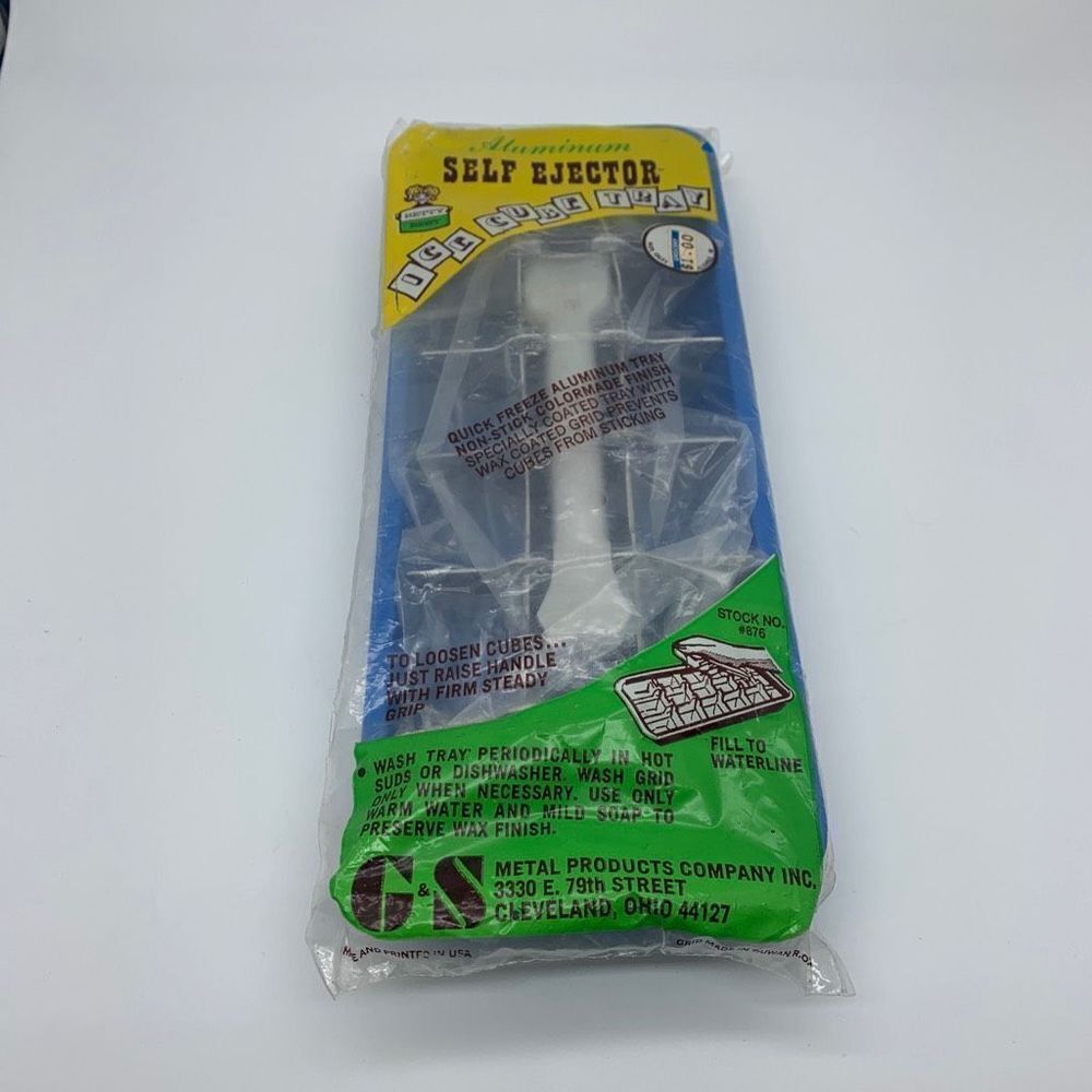 Betty Best  Aluminum Self Ejector Ice Cube Tray  Vintage Original Package Sealed